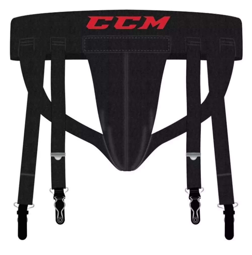 CCM Toque Combo Tiefschutz mit Stutzenhalter YTH/JR/SR